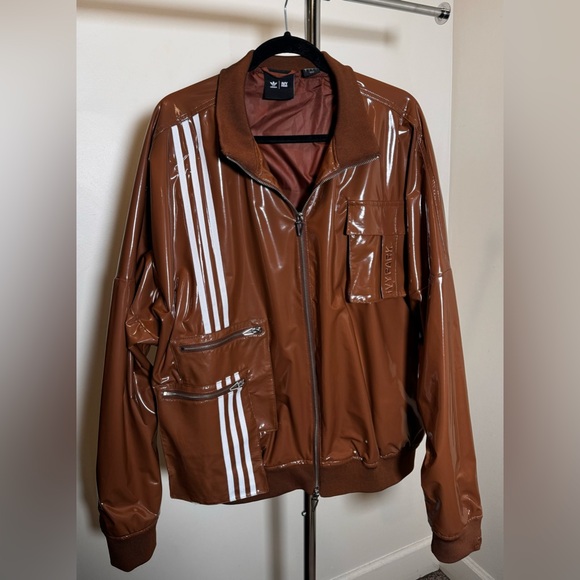 IVY PARK Jackets Coats Adidas X Ivy Park Latex Track Jacket Poshmark